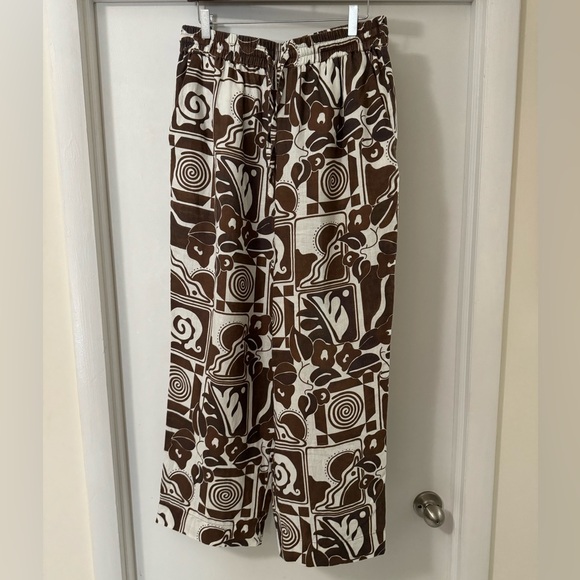 ❌SOLD OUT❌ MARA HOFFMAN Finn printed hemp shirt and straight-leg pants (SET) - Picture 13 of 16